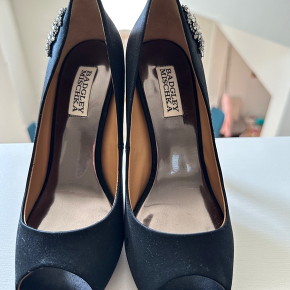 COPY - Badgley Mishka jeweled heels - Picture 2 of 3